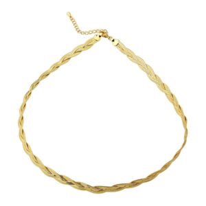 Choker tripla trançada