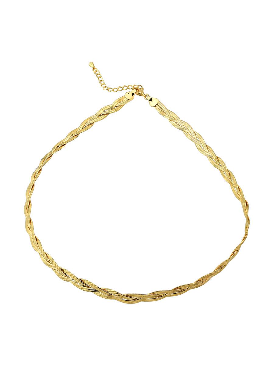 Choker tripla trançada