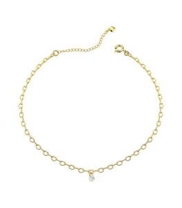 Tornozeleira Elos com Zircônia Incolor