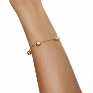 Pulseira de Elo Cartier com Bola | Banhado a Ouro