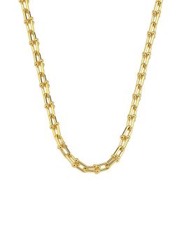 Choker Elos Liso | Banhado a Ouro