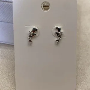 Brinco Coração | Banho de Prata