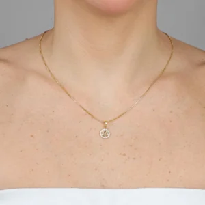 Colar Árvore da Vida Cravejado | Banhado a Ouro