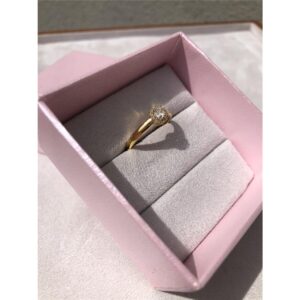 ANEL REDONDO 7MM CRAVEJADO DAY BY DAY - OURO CRISTAL Tam 20