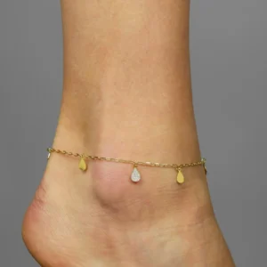 Tornozeleira Gota | Banhado A Ouro.